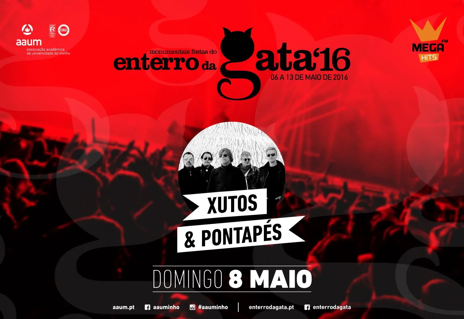 Xutos em Braga na Enterro da Gata