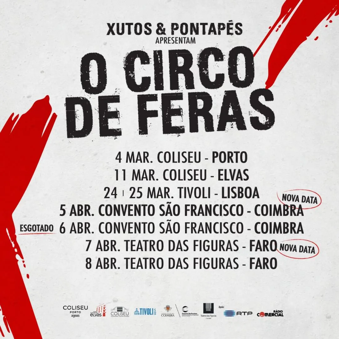 Xutos em Faro no Teatro das Figuras