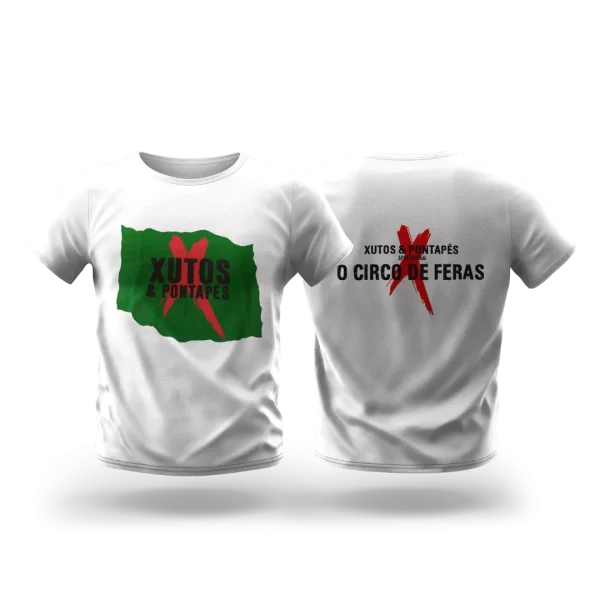 T-Shirt Xutos & Pontapés «O Circo de Feras» — Branca