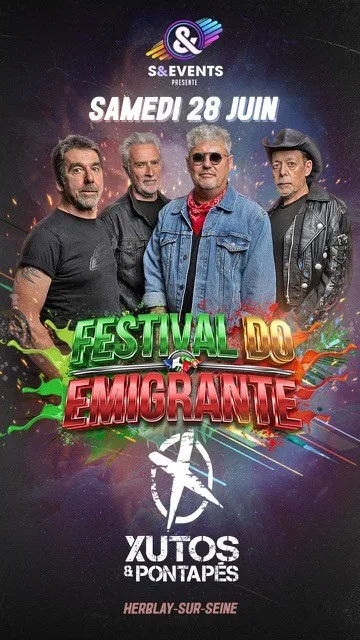 Xutos em Herblay-sur-Seine no Festival do Emigrante