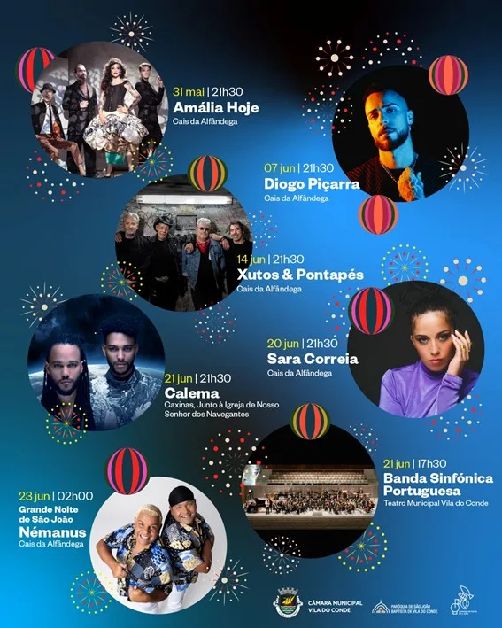 Xutos em Vila do Conde na Festas de S. João