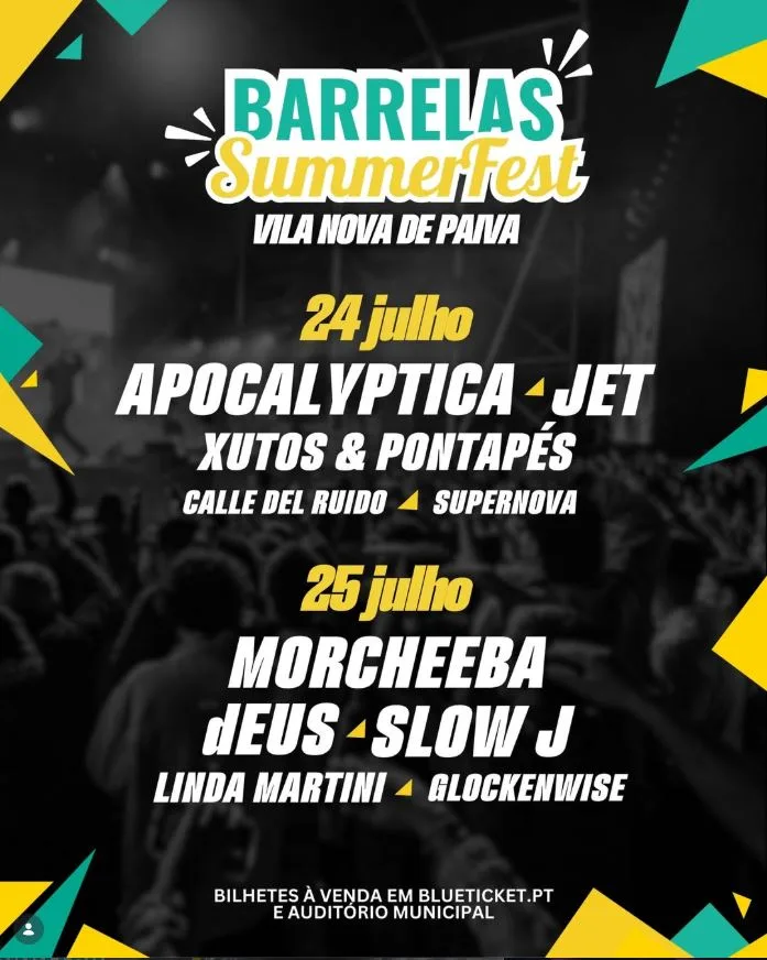 Xutos em Vila Nova de Paiva no Festival Barrelas Summer Fest