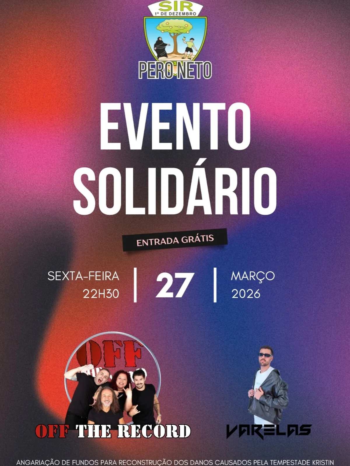 Xutos em Marinha Grande na Concerto Solidário